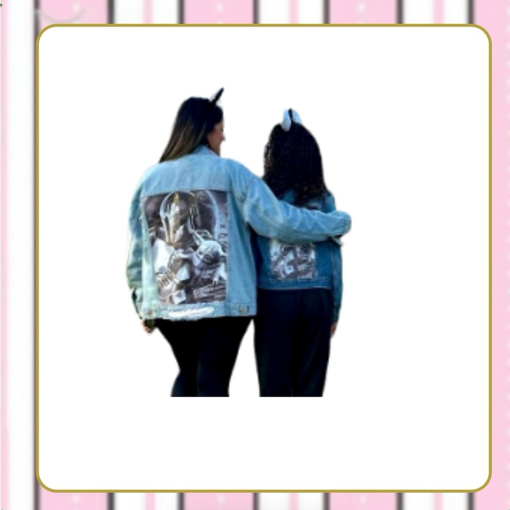 Star Wars Jean jacket customize (mommy and me)